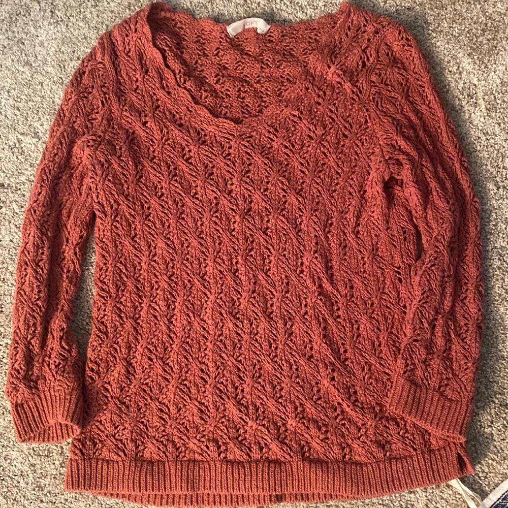 Loft pink sweater